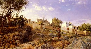 A View Of Anacapri — Peder Mørk Mønsted