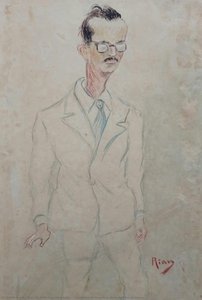 [caricature Of President Jânio Da Silva Quadros] — Nair De Teffé Von Hoonholtz