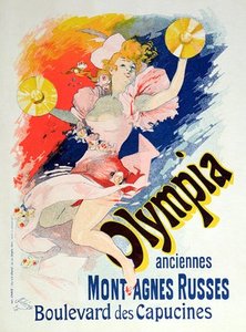 Poster Advertising 'olympia' — Jules Chéret