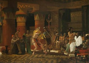 Pastime In Ancient Egypt Three Thousand Years Ago — Lourens Alma Tadema