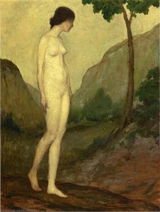 Nude In Landscape — Arthur B. Davies