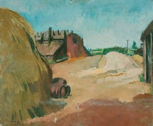 Rural Scene, Possibly Spain (recto) — Philip Naviasky
