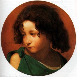 Portrait Of A Young Boy — Jean-léon Gérôme