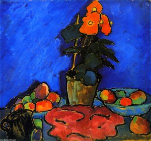 Still Life Con Begonia — Alexej Von Jawlensky