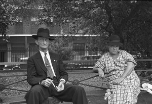 Scene In Jackson Square — Benjamin Shahn