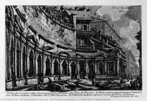 The Roman Antiquities, T. 1, Plate Xxix. Trajan`s Market. — Giovanni Battista Piranesi