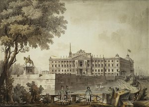 View Of St. Michael's Palace — Giacomo Quarenghi