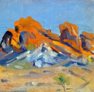 Orange Rocks — Martiros Sarian