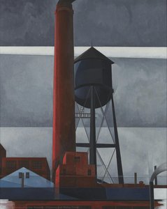 Chimney And Water Tower — Charles Demuth