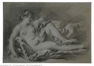 Reclining Female Nude — François Boucher