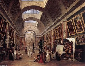 Entwurf Für Die Große Galerie Des Louvre — Hubert Robert