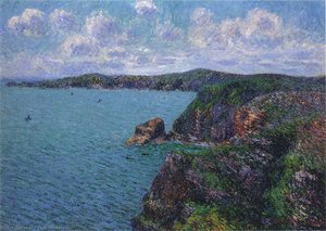 Cliffs At Cap Frehel — Gustave Loiseau