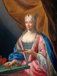 Portrait Of Maria Clementina Sobieska. — Francesco Trevisani