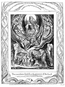 Satana Che Esce Dalla Presenza Del Signore — William Blake