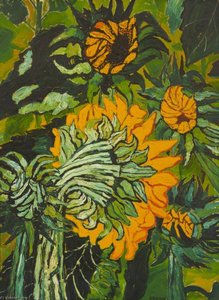 Sunflowers — John Randall Bratby