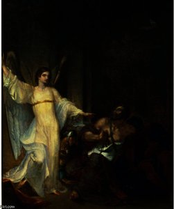 Angel Releasing St. Peter From Prison — Washington Allston
