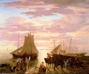 Coast Scene On The Mediterranean — Washington Allston