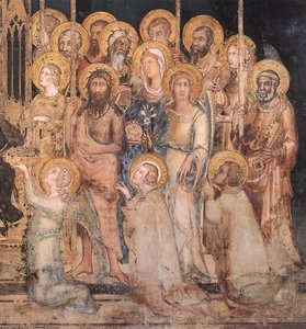 Maestà (detail) — Simone Martini