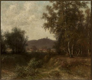 Countryside Landscape With Trees — Claude Monet