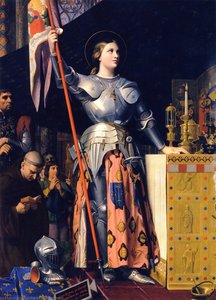 Giovanna D'arco Alla Coroncazione Di Carlo Vii Nella Cattedrale Di Reims — Jean-auguste-dominique Ingres