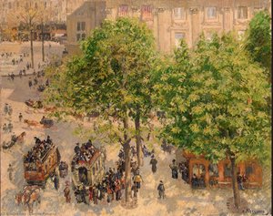 Place Du Théâtre Français — Camille Pissarro