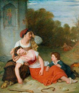 A Peasant Woman Fainting From The Bite Of A Serpent — Sir Charles Lock Eastlake