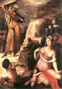 Moses And The Golden Calf — Domenico Di Pace Beccafumi