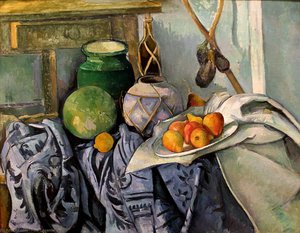Still Life With A Ginger Jar And Eggplants — Paul Cézanne