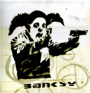 Gun Toting Clown — Banksy