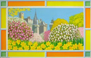 Cardiff Castle With Daffodils — Anna Todd