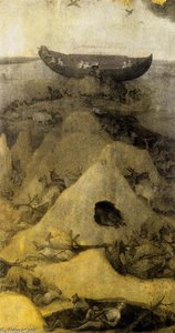 L'arche De Noé Sur Ararat (avers) — Jérôme Bosch