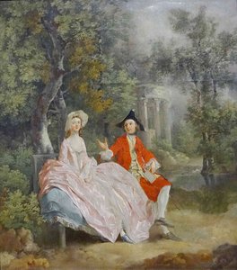Conversación En Un Parque — Thomas Gainsborough
