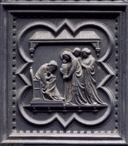 Naming Of The Baptist (panel Of The South Doors) — Andrea Pisano