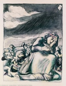 Rachel Mourning Her Children — Ludwig Meidner