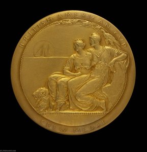 British American Cup Medal (obverse) — Anthony De Francisci