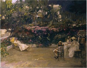 My Garden In Morocco — Sir John Lavery