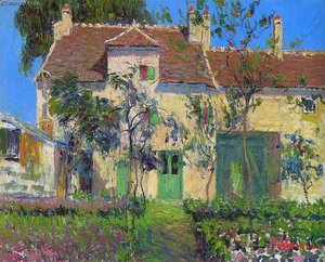 The Garden Behind The House — Gustave Loiseau