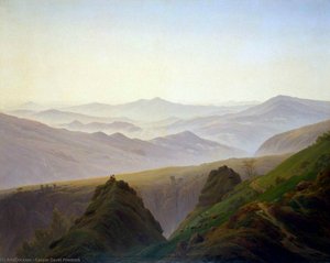 Reggel A Hegyekben — Friedrich Caspar David