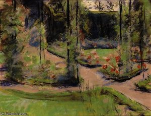 The Rose Garden Arbor In Wannsee — Max Liebermann