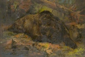 Ruminating (brown Bear) — John Trivett Nettleship