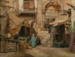 Mosque Of Mohammed Bey, Cairo — John Varley Ii (der Jüngere)