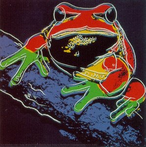 Pine Barren Tree Frog Ii.294 (da Suite De Espécies Em Perigo) — Andy Warhol
