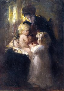 Mother With Children — Laura Muntz Lyall