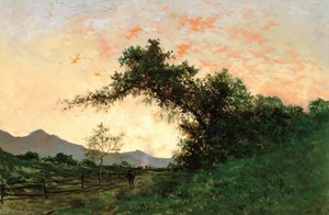 Marin Sunset, Back Of Petaluma — Jules Tavernier