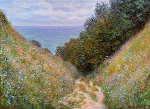 El Camino En La Cavee, Pourville — Claude Monet