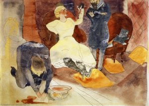 Illustration No. 8 For Zola's Nana — Charles Demuth