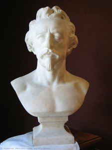 Bust Of Ary Scheffer — Pierre Jules Cavelier