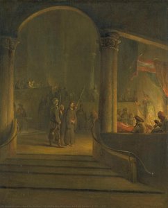 Christ Before Caiphas, Aert De Gelder, 1700 - 1727 — Aert De Gelder
