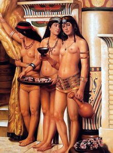 The Pharaoh's Handmaidens — John Maler Collier