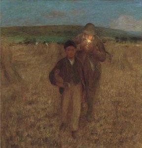 The Harvesters' Return — Edward William Stott
